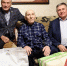 Поздравление ветерана Великой Отечественной войны Владимира Николаевича Самусева - Сладковский район