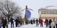 На площади центрального парка села Сладково прошли шумные масленичные гуляния - Сетевое издание Трудовое знамя
